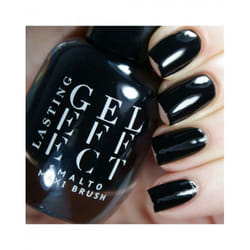 Astra Lasting Gel Effect nail polish 12 ml Black Gloss
