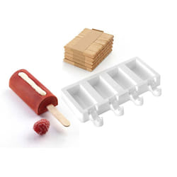 Silikomart Mini Ice Cream / Finger Food Mould Chic White