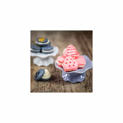 - MAC03 Heart - Silicone mat n.42 Macaron 38x35 300x400 mm