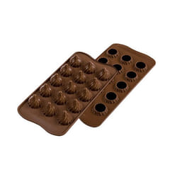 Silikomart Scg47 Choco Flame candy/chocolate mould Silicone Brown