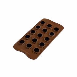 Silikomart Scg47 Choco Flame candy/chocolate mould Silicone Brown