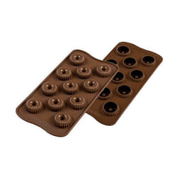 Silikomart Scg49 Choco Crown candy/chocolate mould Silicone Brown