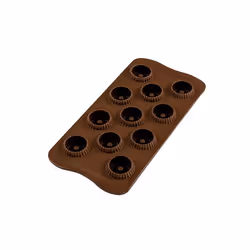 Silikomart Scg49 Choco Crown candy/chocolate mould Silicone Brown