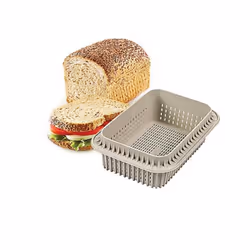 silikomart 21.004.13.0065 3D Bread Loaf Baking Tin 15 x 10 x 7.5 cm - Grey