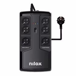 Nilox UPS OFFICE PREMIUM LI 850 VA, Line-Interactive, 0.85 kVA, 595 W, 220 V, 230 V, 220 V