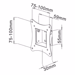 Techly ICA-LCD-900 76.2 cm (30") Black - Additional view 4