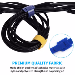 Techly 109528 cable tie Cable tie mount Velcro Multicolour 10 pc(s) - Additional view 4