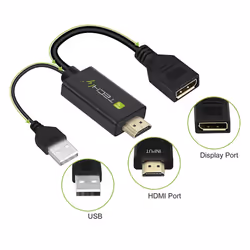 Techly ICOC HDMI-DP12A video signal converter 4096 x 2160 pixels