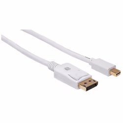 Techly ICOC MDP-030T4K DisplayPort cable 3 m Mini DisplayPort White