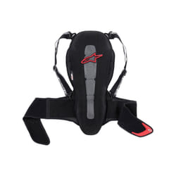 Alpinestars Black-Red Nucleon KR-2 Motorcycle Back Protector - L