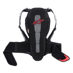 Alpinestars NUCLEON KR-2 CE Approved Motorcycle Jacket Back Protector Blk/Red - S, Black/Red