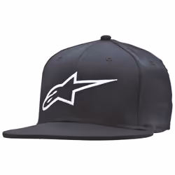 Alpinestars Ageless Flat Cap, black-white, Size S M for Men