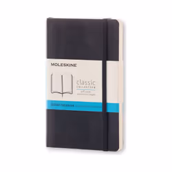 Moleskine Classic Notebook, Monochromatic, Black, 70 g/m², Softcover, Adult
