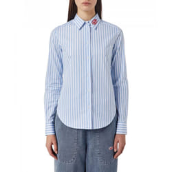 Diesel C GISEY Womens Shirt Casual Office Blouse - Blue, XS