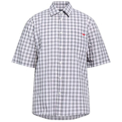 Diesel Short Sleeve Grey Check Shirt - S