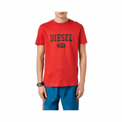 DIESEL T DIEGOR K46 Mens T Shirts Cotton Tee - Red, S
