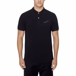 DIESEL T-SMITH Mens Polo Shirt Short Sleeve Casual Summer Golf Soft Cotton Tee - Black, L