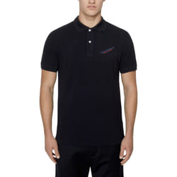DIESEL T-SMITH Mens Polo Shirt Short Sleeve Casual Summer Golf Soft Cotton Tee - Black, M