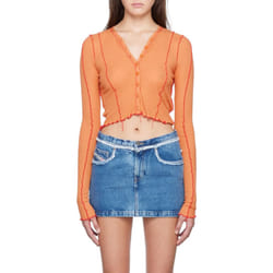 Diesel T-Ribyel Womens Vest Tops Summer Long Sleeve T Shirts - S