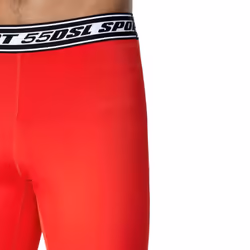 Diesel AMSB-Defansel Mens Tights Workout Pants - Red, L