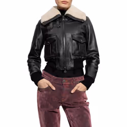 DIESEL L-ISEK Womens Leather Jacket - L