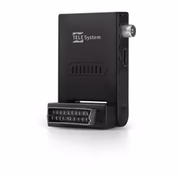TELE System FACILE STEALTH/02, Cable, Full HD, DVB-T, DVB-T2, 1280 x 720,1920 x 1080 pixels, 576i, 576p, 720p, 1080i, 1080p,  ...