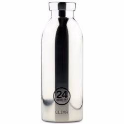 24Bottles Clima, 500 ml, Daily usage, Black, White, Stainless steel, Adult, 12 h