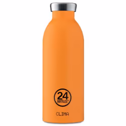 24Bottles Clima, 500 ml, Daily usage, Orange, Stainless steel, Adult, Screw lid