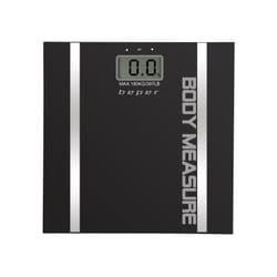 Beper 40.808A Rectangle Black Electronic personal scale