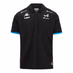 2024 Alpine BWT Team Polo Shirt (Black) - M