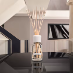 Millefiori White Paper Flowers aroma diffuser Fragrance bottle Transparent, White - Additional view 3