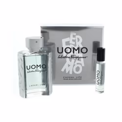 Salvatore Ferragamo Uomo Casual Life 100ml Eau De Toilette Gift Set