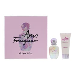 Salvatore Ferragamo Amo Flowerful Kit (50ml EDT+100ml BL)