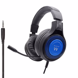 Ewent PL3322 headphones/headset Wired Neck-band Gaming Black, Blue - Additional view 2