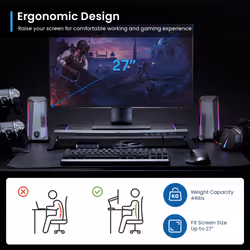 Ewent EW1268 monitor mount / stand Desk Black
