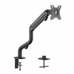 Ewent EW1533, Clamp/Bolt-through, 8 kg, 43.2 cm (17"), 81.3 cm (32"), 100 x 100 mm, Black