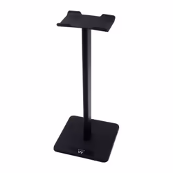 Ewent EW1586, Headset stand, Acrylonitrile butadiene styrene (ABS), Aluminium, Thermoplastic polyurethane (TPU), 95 g, Black