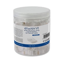 Ewent IM1205 wire connector RJ-45 Transparent