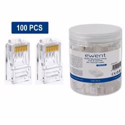 Ewent IM1205 wire connector RJ-45 Transparent