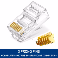 Ewent IM1205 wire connector RJ-45 Transparent