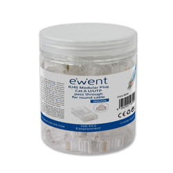 Ewent IM1206 wire connector RJ-45 Transparent