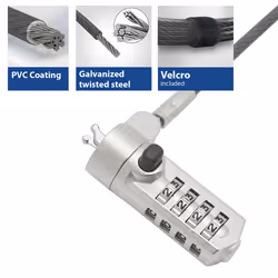 Ewent EW1243 cable lock Black, Zinc 1.5 m - Additional view 6