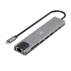 Ewent EW1146 laptop dock/port replicator Wired USB 3.2 Gen 1 (3.1 Gen 1) Type-C Grey