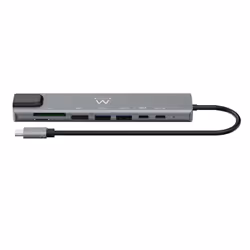 Ewent EW1146 laptop dock/port replicator Wired USB 3.2 Gen 1 (3.1 Gen 1) Type-C Grey