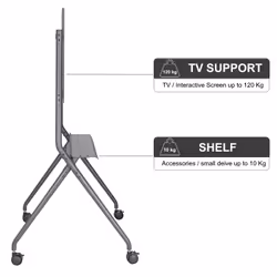 Ewent EW1542 signage display mount 2.18 m (86") Black - Additional view 5