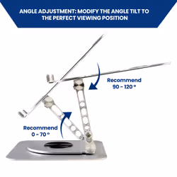 Ewent EW1267 laptop stand Silver 43.9 cm (17.3") - Additional view 4