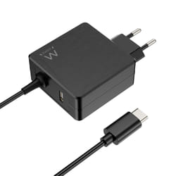 Ewent EW3978 mobile device charger Laptop Black AC Fast charging Indoor