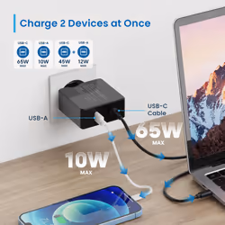 Ewent EW3978 mobile device charger Laptop Black AC Fast charging Indoor