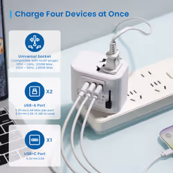 Ewent EW1475 mobile device charger White