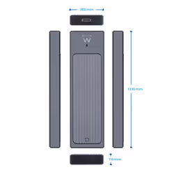 Ewent EW7022 storage drive enclosure SSD enclosure Grey M.2 - Additional view 7
